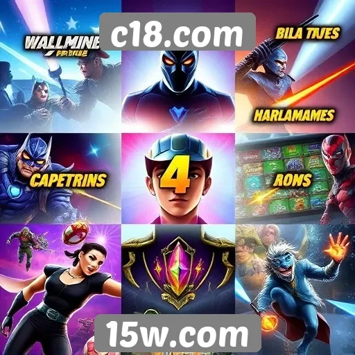 A análise dos jogos disponíveis em c18.com